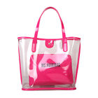 Women Fashion Ladies Hobo Bag Underarm Bag Transparent Totes Bags with Small Bag