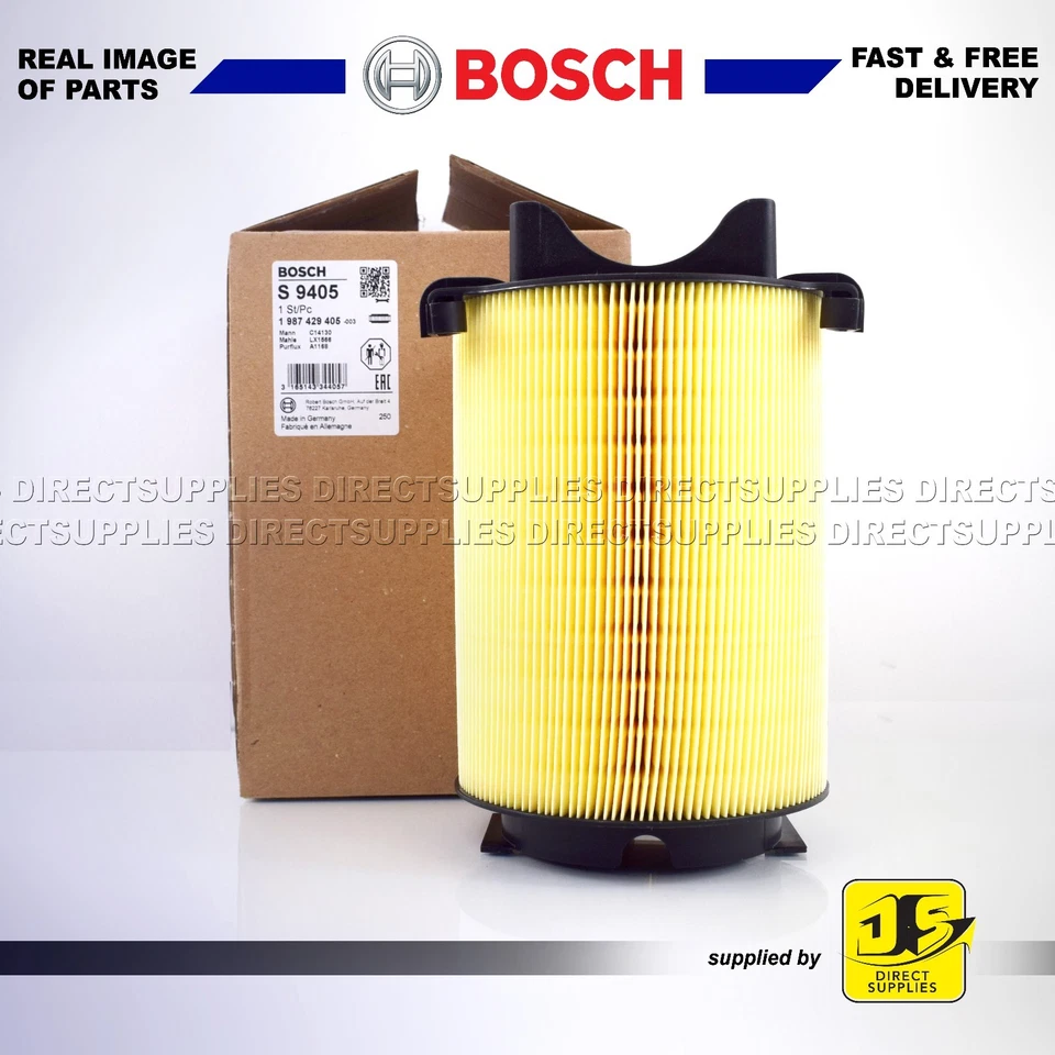AUDI A3 SEAT LEON TOLEDO SKODA OCTAVIA SUPERB YETI VW BOSCH AIR FILTER S9405 - Image 1 of 1
