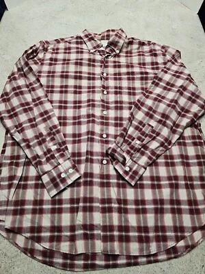 Covington Men's Red Plaid Long Sleeve Dress Shirt Size XL - Image 1 of 4