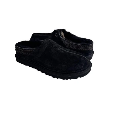 ZAPATO MOCASÍN UGG HOMBRE NEUMAN NEGRO FORRADO PIEL DE OVEJA EE. UU. 9/UE 42/UK 8 Foto 1 de 4