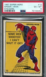 Super Hero #12 Spider Man 1967 PSA 6 Pop 3 - 1 superior - 1er Spidey en conjunto - Imagen 1 de 2