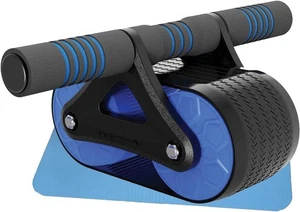 Automatischer Wheel Roller Rebound mit Kniepolstermatte, Core Muscle Bauchtrainer, Unisex - Bild 1 von 8