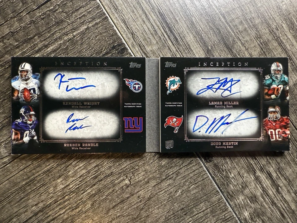 2012 Topps Inception Quad Booklet Miller/Martin/Randle/Wright Rare - Image 1 of 2