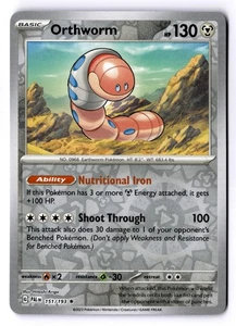 Orthworm Reverse Holo Rare SV02: Paldea Evolved 151/193 NM - Picture 1 of 2