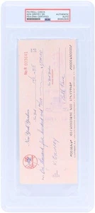 Ken Griffey Sr. New York Yankees Signed Check October 6, 1985 - PSA 84942935 - Picture 1 of 2