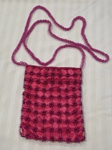 Bandolera Davenport Home rosa con cuentas - Imagen 1 de 8