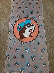 NEW Buc-ee’s Logo Leopard Coral Beach Towel 32” x 64” • 100% Cotton Summer - Picture 1 of 4