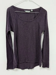 Camiseta Athleta Stratus II Camiseta Mujer Púrpura Manga Larga Atlética Scoop XXS - Imagen 1 de 5