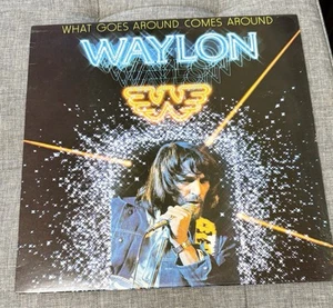Waylon Jennings What Goes Around Comes Around RCA Records Lp 12” Vinyl Black - Picture 1 of 7