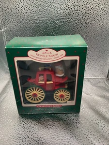1998 Kringle Koach Hallmark Andenken Weihnachtsschmuck Neu im Karton NEU in Box - Bild 1 von 3