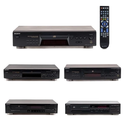 Sony CD Player + Fernbedienung / CDP CD Spieler CD-R / gewartet 1 Jahr Garantie - Bild 1 von 3