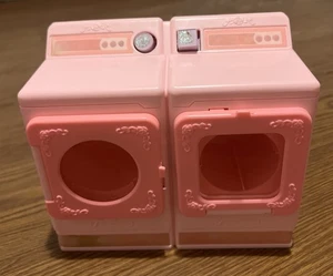 VTG Barbie Pink Sparkles Furniture Sweet Roses Washer & Dryer Not Working 1990 - Bild 1 von 15