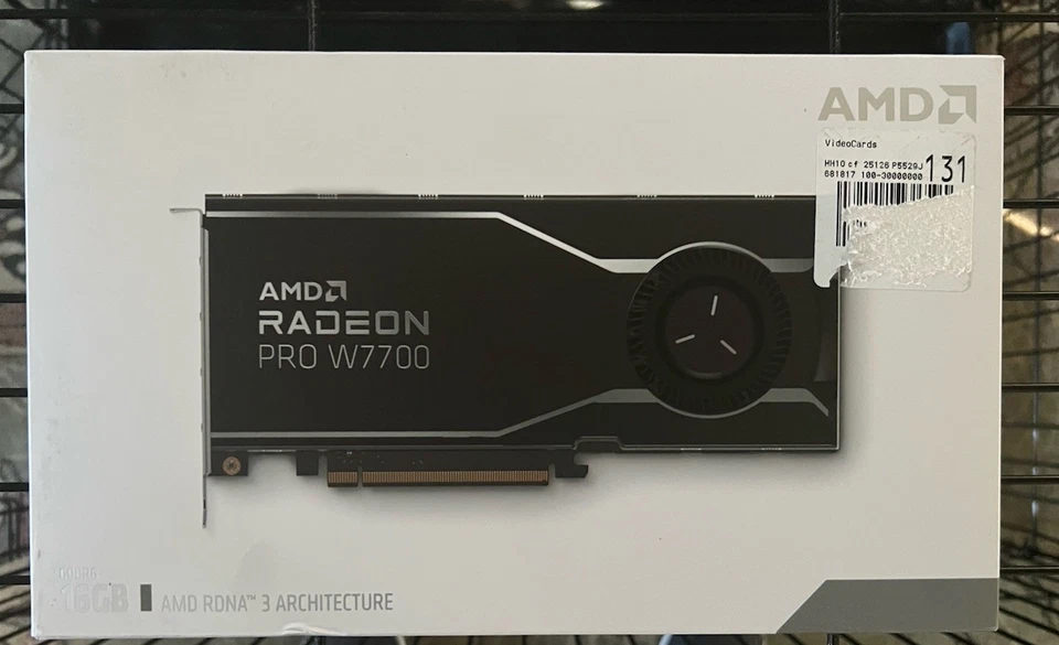 AMD Radeon Pro W7700 Graphic Card - RDNA 3 Architecture - 256-Bit 16GB - Image 1 of 4