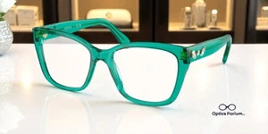 SWAROVSKI SK2008 1029 Crystal Green Demo Lens 51mm Damen Brille - Bild 1 von 8