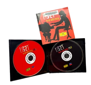 LISZT WILD & CRAZY 2 DISC VIRTUOSO PIANISTS VARIOUS MULTI-ARTIST MUSIC CD - Picture 1 of 3