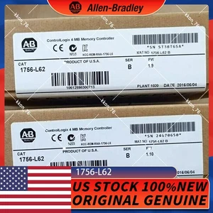 Neu Factory Sealed AB 1756-L62 SER B ControlLogix 4MB Memory Controller 1756L62 - Bild 1 von 7