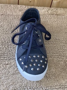 Ameta Star - 12L Grey Studded Sneakers Tennis Shoes Kid's 5, 7, 9, 10 - Picture 1 of 8