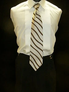 Corbata usada a rayas pretied - LATTE' SN811 - Imagen 1 de 1