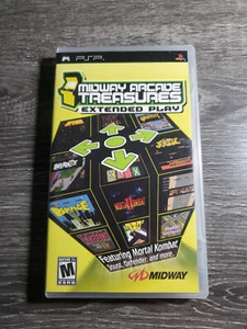 Midway Arcade Treasures: Extended Play (Sony PSP, 2005) Complete W/ Manual CIB - Picture 1 of 5