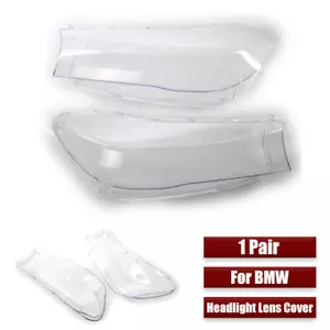 One Pair Car Headlight Lamp Mask Cover Lens For BMW 7 Series G11 G12 2016-2019 - Picture 1 of 8
