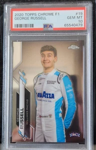 2020 Topps Chrome Formula 1 #19 George Russell RC PSA 10 - Picture 1 of 2
