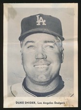 1958-60 Jay Publishing Photo -DUKE SNIDER (L.A. Dodgers) *Autographed* d.2011