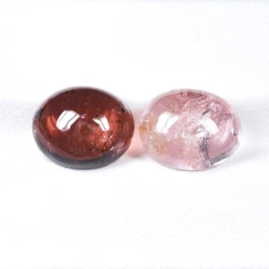 9,70 ct MOZAMBIQUE BRILLO MASIVO / TURMALINA NATURAL - ¡Cabujón caramelo ovalado!! - Imagen 1 de 2