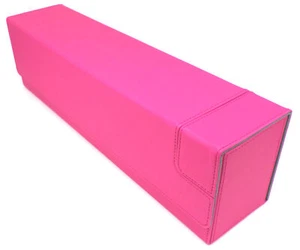 Docsmagic.de Premium Magnetic Tray Long Box Pink Large - Card Deck Storage - Kar - Picture 1 of 2