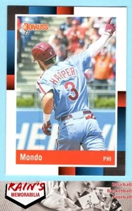 Bryce Harper   2022 Donruss "" Nickname variation: Mondo #251b - Picture 1 of 2