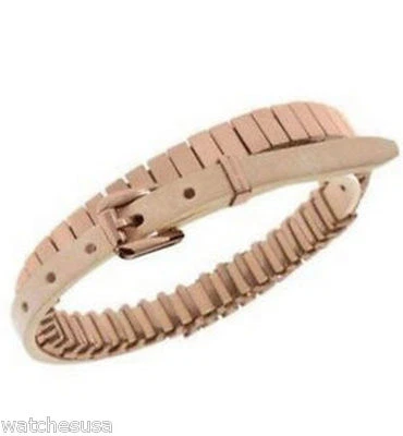 Pulsera ajustable Michael Kors oro rosa doble envoltura cuero MKJ2640 Foto 1 de 2