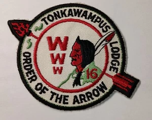 Tonkawampus Lodge 16 OA Order of the Arrow R2 Patch - Picture 1 of 2