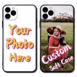 Personalised Soft Silicone TPU Case Cover Custom For iPhone Huawei Honor Xiaomi - Picture 1 of 10