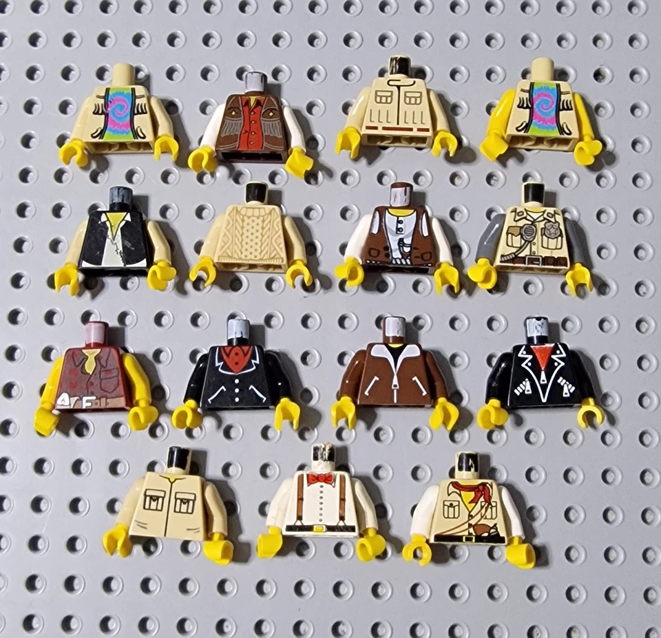 Lego Adventurers Minifigur Figur Konvolut Torso Mit Händen 15 Stück P20 - Bild 1 von 1
