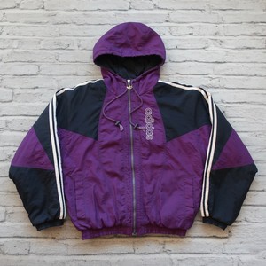 adidas jacket purple