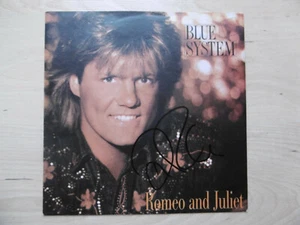 Dieter Bohlen "Blue System" Autogramm signed 18x18 cm Single "Romeo and Juliet" - Bild 1 von 1