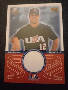 2002 UD Sweet Spot USA Baseball Eric Munson JERSEY Tigers - Picture 1 of 2