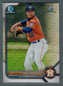 Bowman 2022 cromo Dauri Lorenzo Mojo refractor Astros SP - Imagen 1 de 2