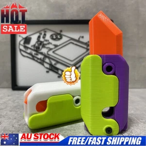 Stress Relief Toys 3D Gravity Knife Carrot Knife Decompression Small Toy BY - Picture 1 of 19
