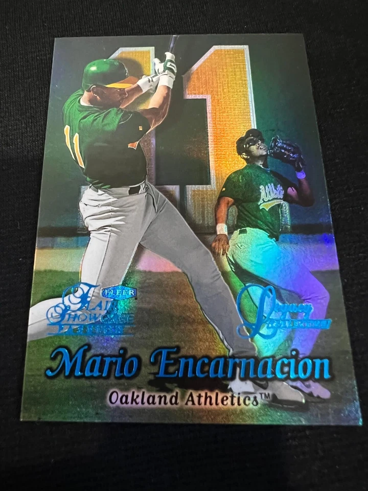 MARIO ENCARNACION Oakland 1999 Fleer Flair Showcase Legacy Rookie Card RC #40/99 - Image 1 of 1