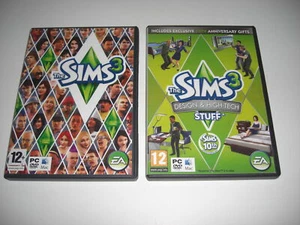 THE SIMS 3 Starter Pc DVD Sims 3 Juego Base + DISEÑO Y PAQUETE DE EXPANSIÓN DE ALTA TECNOLOGÍA - Imagen 1 de 1