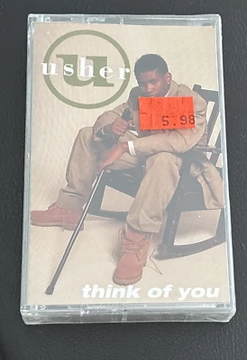 Usher Think Of You Cassette Single NEW - NOS Sealed 1994 1st edition - Image 1 of 2