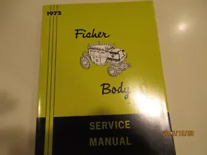 1972 General Motors Fisher Body Service Manual - Picture 1 of 7