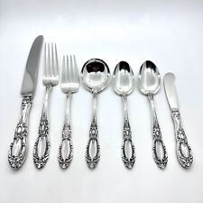 56 Pc Service For (8) Towle King Richard Sterling Silver Flatware Pat 1932 Vtg
