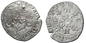 HENRI II Douzain aux croissants 1552 Bourges Dy.997 - Imagen 1 de 1