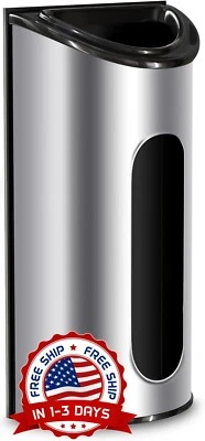 Dispensador organizador de bolsas plásticas de acero inoxidable para la cocina Foto 1 de 4