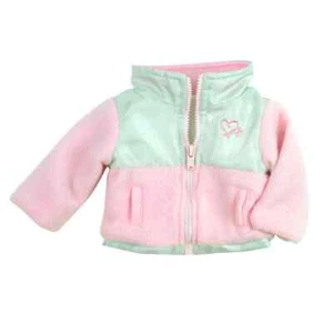 Doll Clothes 18" Jacket Pink Grey Fleece Sophia's Fits American Girl Dolls - Foto 1 di 3