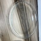 2 Vintage Fire King Pie Pan Plate 459 Clear Glass 8" round Good Shape See Photos