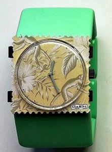 Stamps Uhr: Zart Floral + Belta mint / private Model Collection /neuwertig - Bild 1 von 1