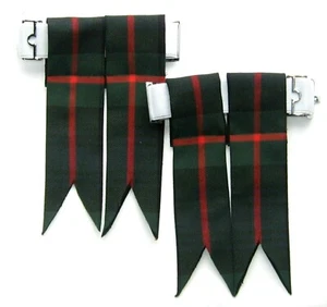KILT FLASHES TARTAN MURRAY OF ATHOLL MODERN HOSE SOCK MADE IN SCOTLAND MENSWEAR - Picture 1 of 3