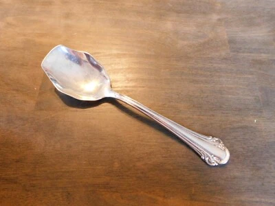Sheffield Chippendale Solid Serving Spoon Silver Plated Italy - Image 1 of 4
